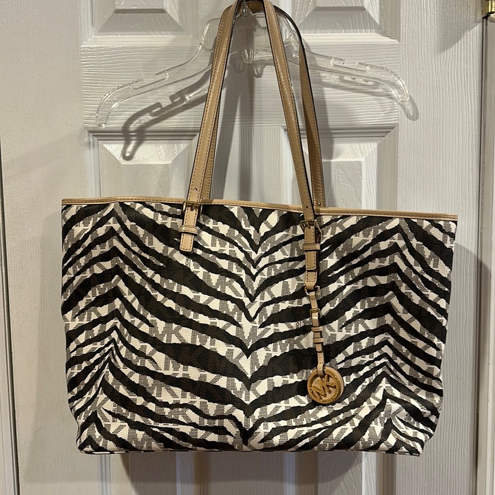 Michael Kors Animal Print Large Tote